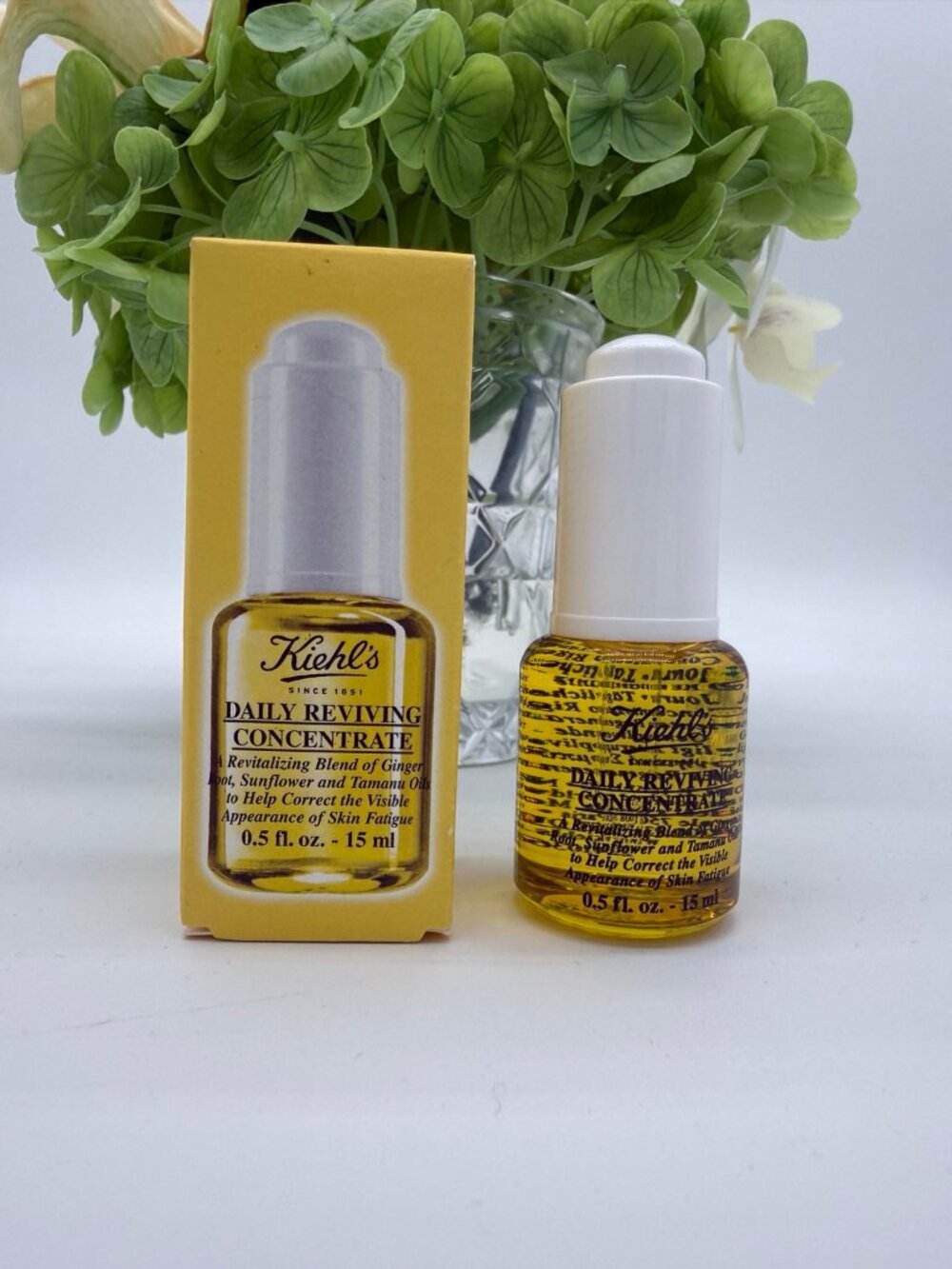 Kiehl's Daily Reviving Concentrate Face Oil 15mL 0.5 fl oz New in Box